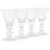 imageMartha Stewart Farrow 18 OZ Large Stemless Multipurpose Wine Glasses Set For Red or White Wine Set of 4Clear Glass
