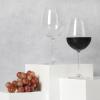 imageMartha Stewart Farrow 18 OZ Large Stemless Multipurpose Wine Glasses Set For Red or White Wine Set of 4Clear Glass