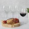 imageMartha Stewart Farrow 18 OZ Large Stemless Multipurpose Wine Glasses Set For Red or White Wine Set of 4Clear Glass