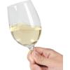 imageMartha Stewart Farrow 18 OZ Large Stemless Multipurpose Wine Glasses Set For Red or White Wine Set of 4Clear Glass