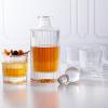 imageMartha Stewart Farrow 18 OZ Large Stemless Multipurpose Wine Glasses Set For Red or White Wine Set of 4Clear Glass