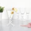imageMartha Stewart Farrow 18 OZ Large Stemless Multipurpose Wine Glasses Set For Red or White Wine Set of 4Clear Glass