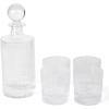 imageMartha Stewart Farrow 18 OZ Large Stemless Multipurpose Wine Glasses Set For Red or White Wine Set of 4Clear Glass