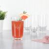 imageMartha Stewart Farrow 18 OZ Large Stemless Multipurpose Wine Glasses Set For Red or White Wine Set of 4Clear Glass