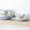 imageMartha Stewart Fernview Melamine Dinnerware Set Service for 4 12pcs