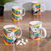 imagePeanuts 70th Anniversary 4 Piece 15 OZ Snoopy Stoneware Mugs