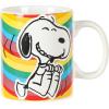 imagePeanuts 70th Anniversary 4 Piece 15 OZ Snoopy Stoneware Mugs