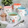 imagePeanuts Snoopy Mothers Love 4 Pack Large 21 OZ Camper Stoneware Mugs