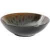 imageGibson Elite Mayfair Bay Embossed Double Bowl Dinnerware Set Service for 4 16pcs BlueTeal