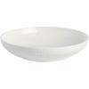 imageGibson Elite Mayfair Bay Embossed Double Bowl Dinnerware Set Service for 4 16pcs BlueWhite