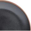 imageGibson Elite Rhinebeck Double Bowl Dinnerware Set Service for 4 16pcs White and BlackBlack