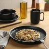 imageGibson Home 12733916R Zuma 16 Piece Round Kitchen Dishes Plates Bowls Mugs Dinnerware Sets Service for Four 16pcs YellowBlack