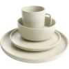 imageGibson Home 12733916R Zuma 16 Piece Round Kitchen Dishes Plates Bowls Mugs Dinnerware Sets Service for Four 16pcs YellowCreamPistachio