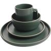 imageGibson Home 12733916R Zuma 16 Piece Round Kitchen Dishes Plates Bowls Mugs Dinnerware Sets Service for Four 16pcs YellowGreen