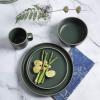 imageGibson Home 12733916R Zuma 16 Piece Round Kitchen Dishes Plates Bowls Mugs Dinnerware Sets Service for Four 16pcs YellowGreen