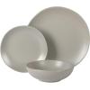 imageGibson Home 12733916R Zuma 16 Piece Round Kitchen Dishes Plates Bowls Mugs Dinnerware Sets Service for Four 16pcs YellowMatte Grey Bethel