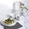 imageGibson Home 12733916R Zuma 16 Piece Round Kitchen Dishes Plates Bowls Mugs Dinnerware Sets Service for Four 16pcs YellowMatte White