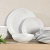imageGibson Home 12733916R Zuma 16 Piece Round Kitchen Dishes Plates Bowls Mugs Dinnerware Sets Service for Four 16pcs YellowMatte White Bethel