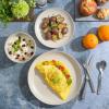 imageGibson Home Rockaway 12Piece Dinnerware Set Service for 4 Grey Matte Cream