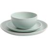 imageGibson Home Rockaway 12Piece Dinnerware Set Service for 4 Grey Matte Teal