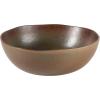 imageOprahs Favorite Things  Santorini Mist Double Bowl Terracotta Reactive Glaze Plates and Bowls Dinnerware Set  Amber Service for Four 16pcsCardamom Green