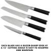 imageBabish 5 Piece 14116 German Steel Magnetic Forged Kitchen Knife Block SetHigh Carbon Stainless Set w Magnetic Stand