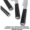 imageBabish 5 Piece 14116 German Steel Magnetic Forged Kitchen Knife Block SetHigh Carbon Stainless Set w Magnetic Stand