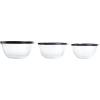 imageBabish Glass Mixing Bowl Set with Lids 3Piece
