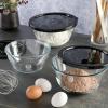 imageBabish Glass Mixing Bowl Set with Lids 3Piece