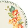 imageCassia Bud 16 Piece Double Bowl Hand Painted Stoneware Plates and Bowls Floral Dinnerware SetCassia Bud