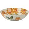 imageCassia Bud 16 Piece Double Bowl Hand Painted Stoneware Plates and Bowls Floral Dinnerware SetSunnyflower