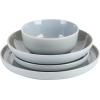 imageGibson Elite Juno Moon 16 Piece Double Bowl Reactive Blue Dinnerware Set