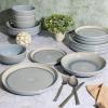 imageGibson Elite Juno Moon 16 Piece Double Bowl Reactive Blue Dinnerware Set