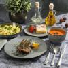imageGibson Elite Matisse Double Bowl Dinnerware Set Service for 4 16pcs Green