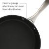 imageKenmore Elite Andover Nonstick Platinum Forged Aluminum Cookware Set 10Piece Glacier BlueBlack 10Piece
