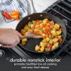 imageKenmore Elite Andover Nonstick Platinum Forged Aluminum Cookware Set 10Piece Glacier BlueBlack 10Piece