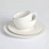 imageMartha Stewart Maepoole Porcelain Embossed Dinnerware Set White Service for 4 16pcsWhite