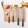imageMartha Stewart Ruxton 14 Piece High Carbon Stainless Steel Cutlery Knife Block Set wABS Triple Riveted Forged Handle Ashwood Block  LinenGray