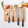 imageMartha Stewart Ruxton 14 Piece High Carbon Stainless Steel Cutlery Knife Block Set wABS Triple Riveted Forged Handle Ashwood Block  LinenNavy Blue