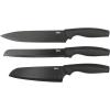 imageOster  7056114 Oster Baldwyn HighCarbon Stainless Steel Cutlery Knife Block Set 14Piece Brushed SatinBlack 14Piece Set