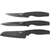 imageOster  7056114 Oster Baldwyn HighCarbon Stainless Steel Cutlery Knife Block Set 14Piece Brushed SatinBlack 14Piece Set