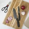 imageOster  7056114 Oster Baldwyn HighCarbon Stainless Steel Cutlery Knife Block Set 14Piece Brushed SatinBlack 14Piece Set