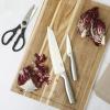 imageOster  7056114 Oster Baldwyn HighCarbon Stainless Steel Cutlery Knife Block Set 14Piece Brushed SatinBrushed Satin 15Piece