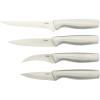 imageOster  7056114 Oster Baldwyn HighCarbon Stainless Steel Cutlery Knife Block Set 14Piece Brushed SatinBrushed Satin 15Piece