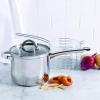 imageOster 9153703 Sangerfield 365 Quart 3 Piece Stainless Steel Deep Fryer Set CookwareStainless Steel