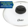 imageOster Clairborne 7Piece Cookware Set White wSpeckleBlack