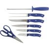 imageOster Evansville 14 Piece Stainless Steel Cutlery Block Set Red HandlesYale Blue