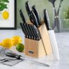 imageOster Granger 14 Piece Stainless Steel Cutlery Set WWood Block