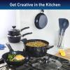 imageOster Hawke 14Piece Cookware Set BlackBlue