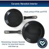 imageOster Hawke 14Piece Cookware Set BlackBlue